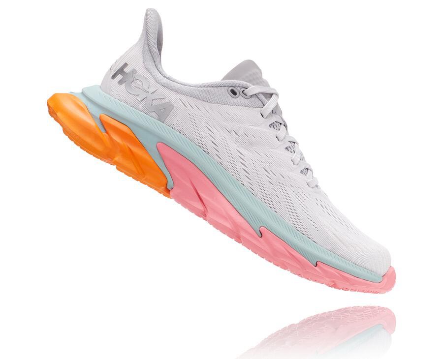 Tenis Hoka One One Mujer Blancos - Clifton Edge - ZMIE74605